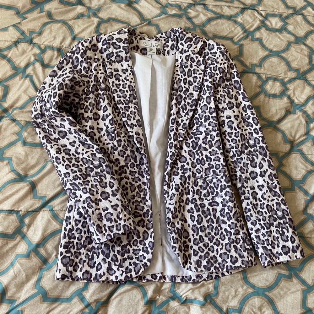 Leopard Printed Blazer